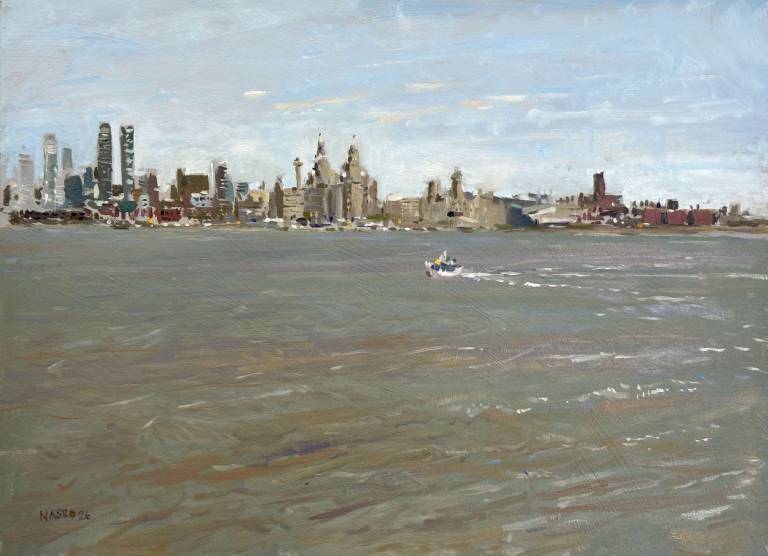 Liverpool Skyline, view from Wirral - Mohamed BENBRAHIM