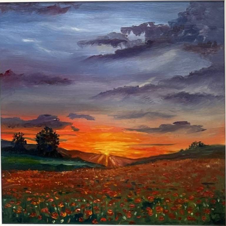 Sunrise over the Shropshire Fields. - Stephen Michael Law