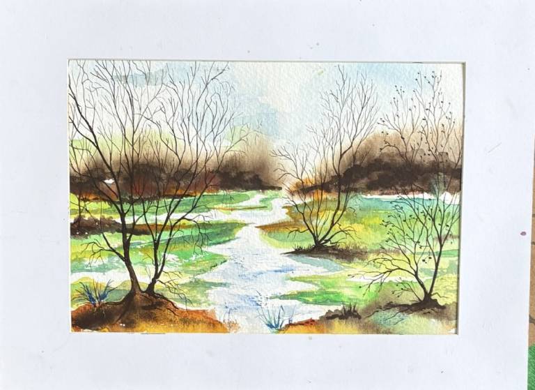 Stream in flood again ! - Stephen Michael Law