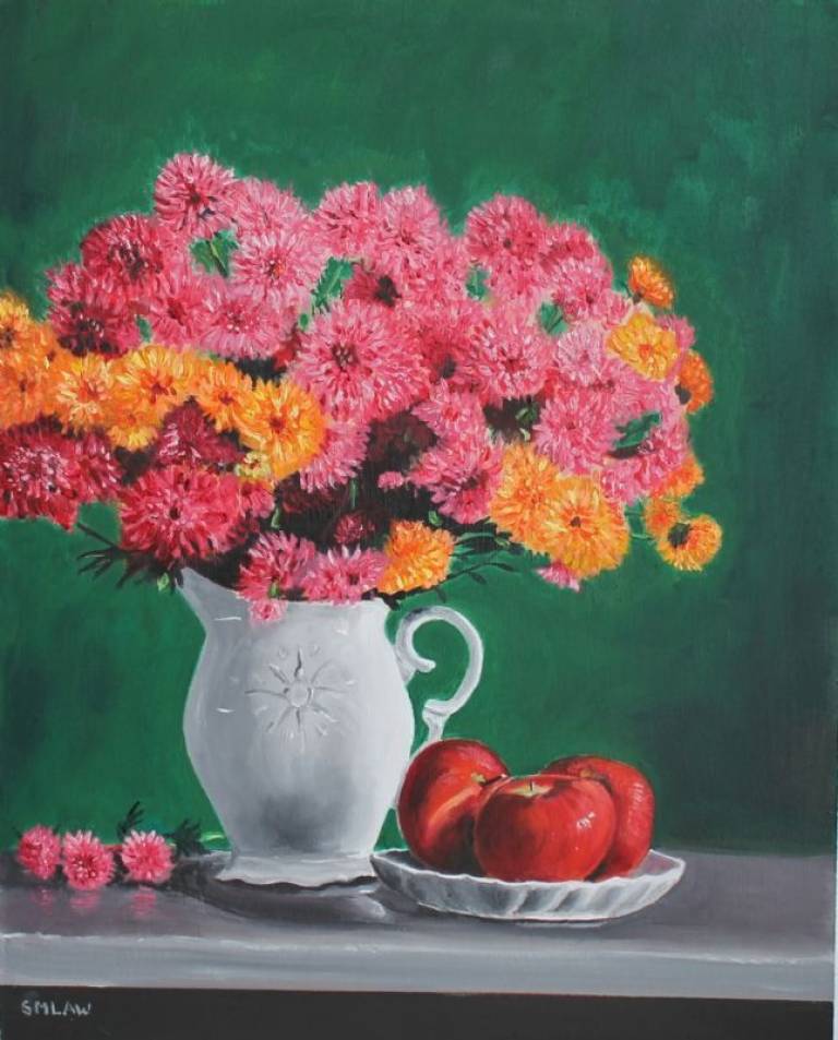 Apples and flowers - Stephen Michael Law