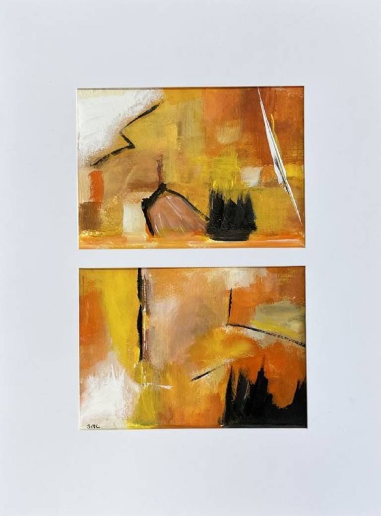Abstract orange two - Stephen Michael Law