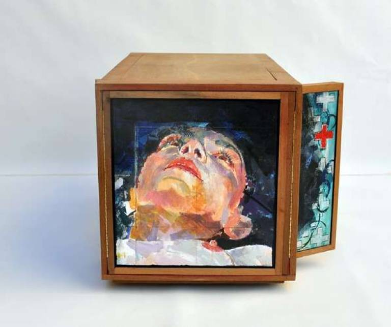 Peep-hole box (unfinished) - Lawrence Buttigieg