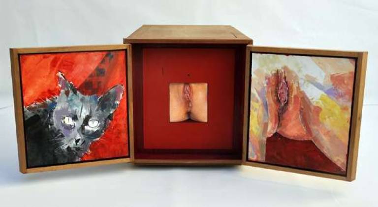 Peep-hole box (unfinished) - Lawrence Buttigieg