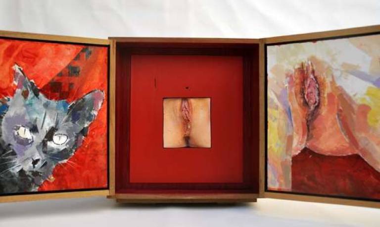 Peep-hole box (unfinished) - Lawrence Buttigieg