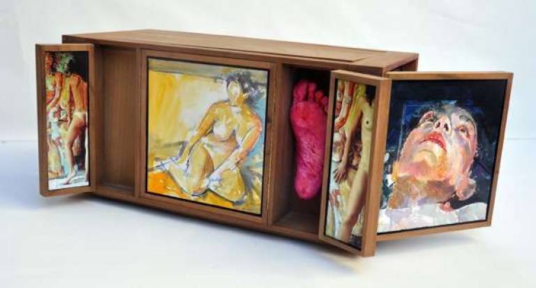 Peep-hole box (unfinished) - Lawrence Buttigieg