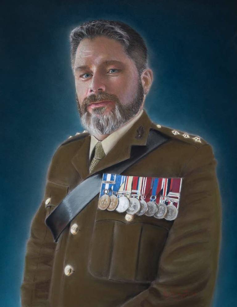 Portrait of a Captain, Royal Artillery - Neil Burton