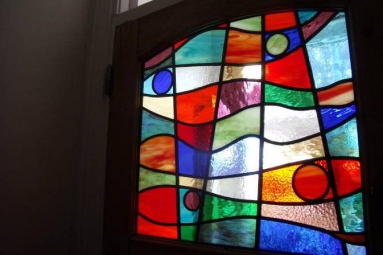 Front door window - Caroline Channing
