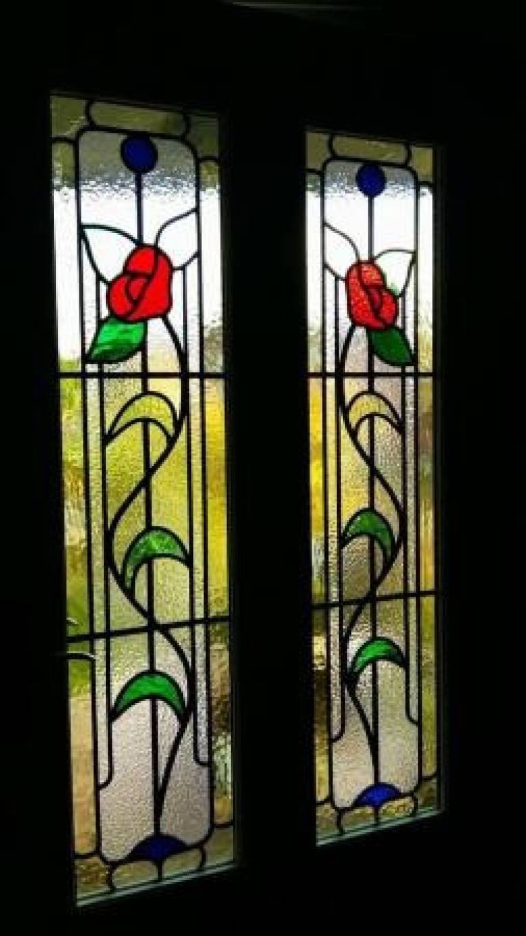 Front door windows - Caroline Channing
