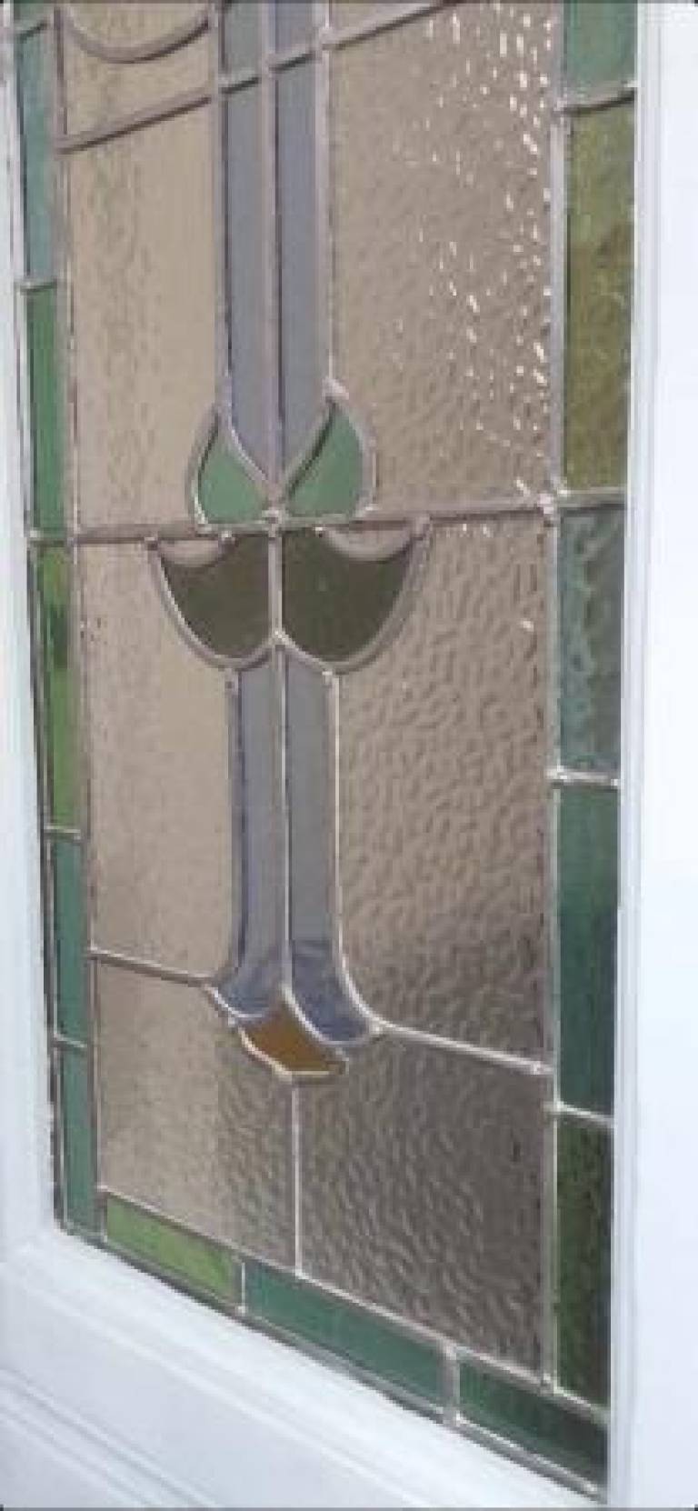 The repaired front door window - Caroline Channing