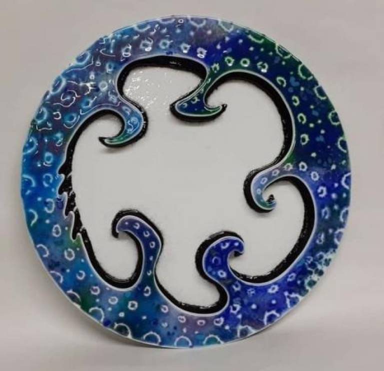 Circle Wave, 30cm diameter - Caroline Channing