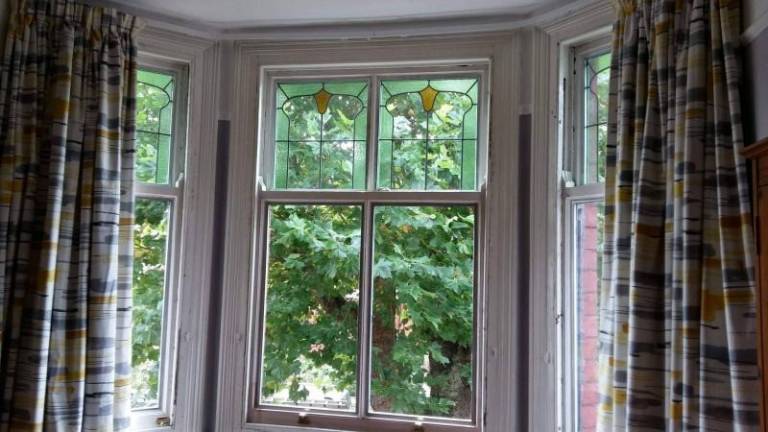 Bedroom bay window, Old trafford House - Caroline Channing