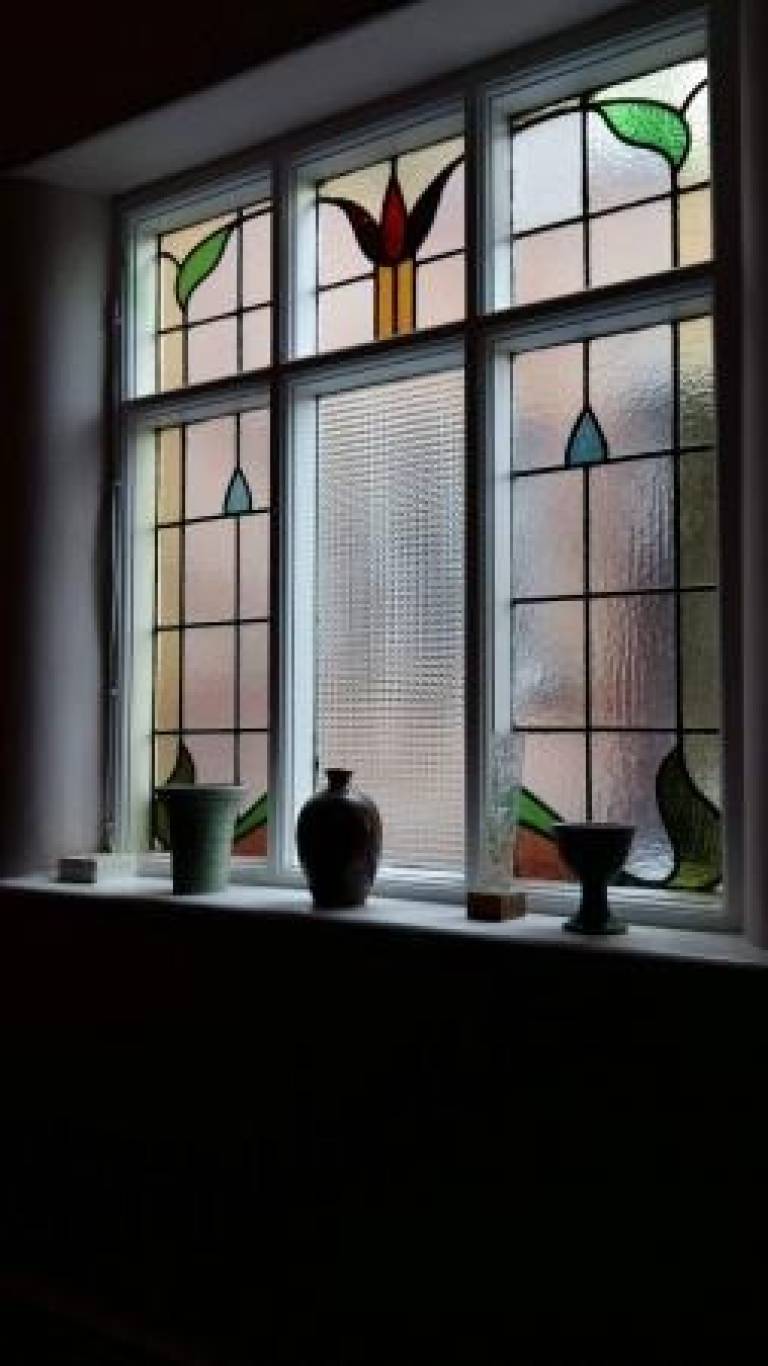 Hall window, Old Trafford House - Caroline Channing