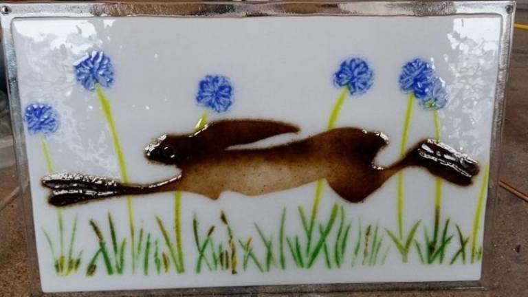 Hare in colour - Caroline Channing