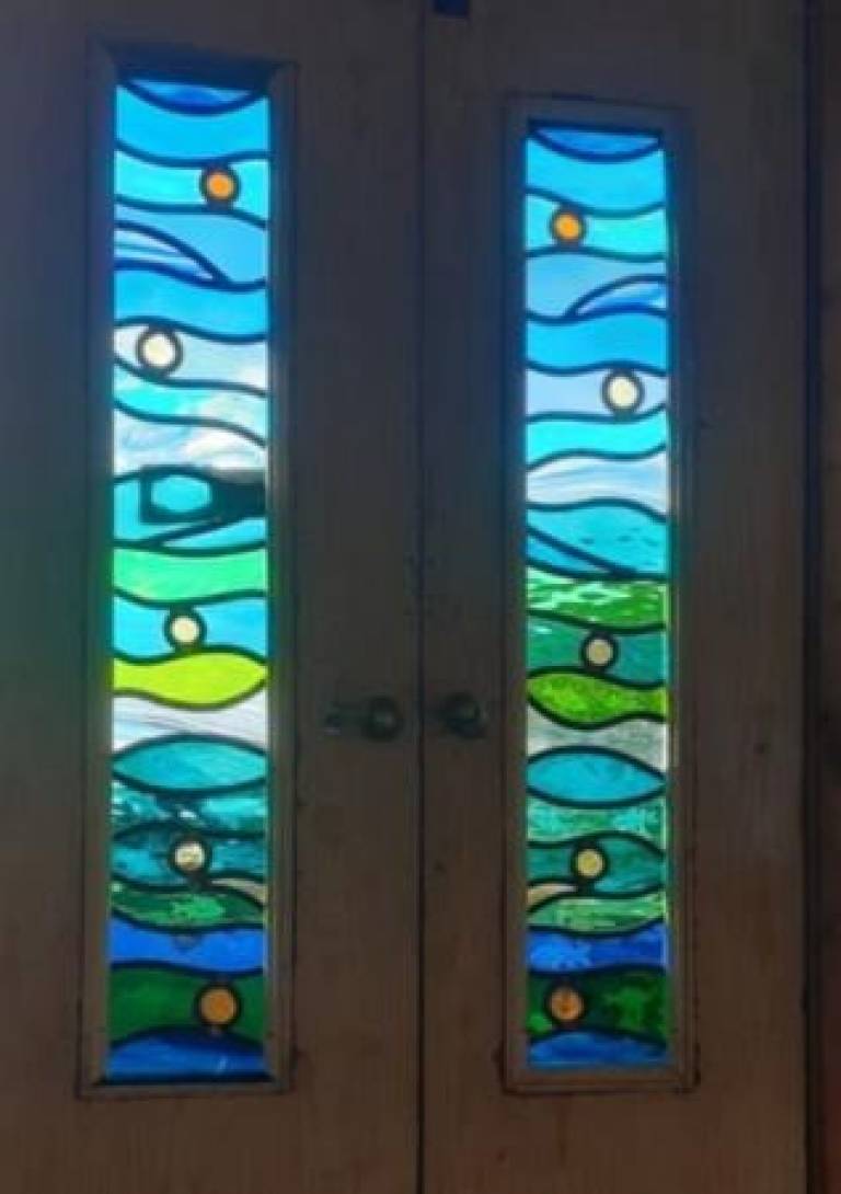 Narrowboat windows - Caroline Channing