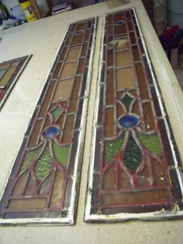 Porch Panels - Before Repair - Caroline Channing