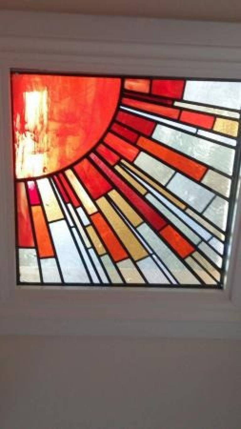 Sunburst window - Caroline Channing