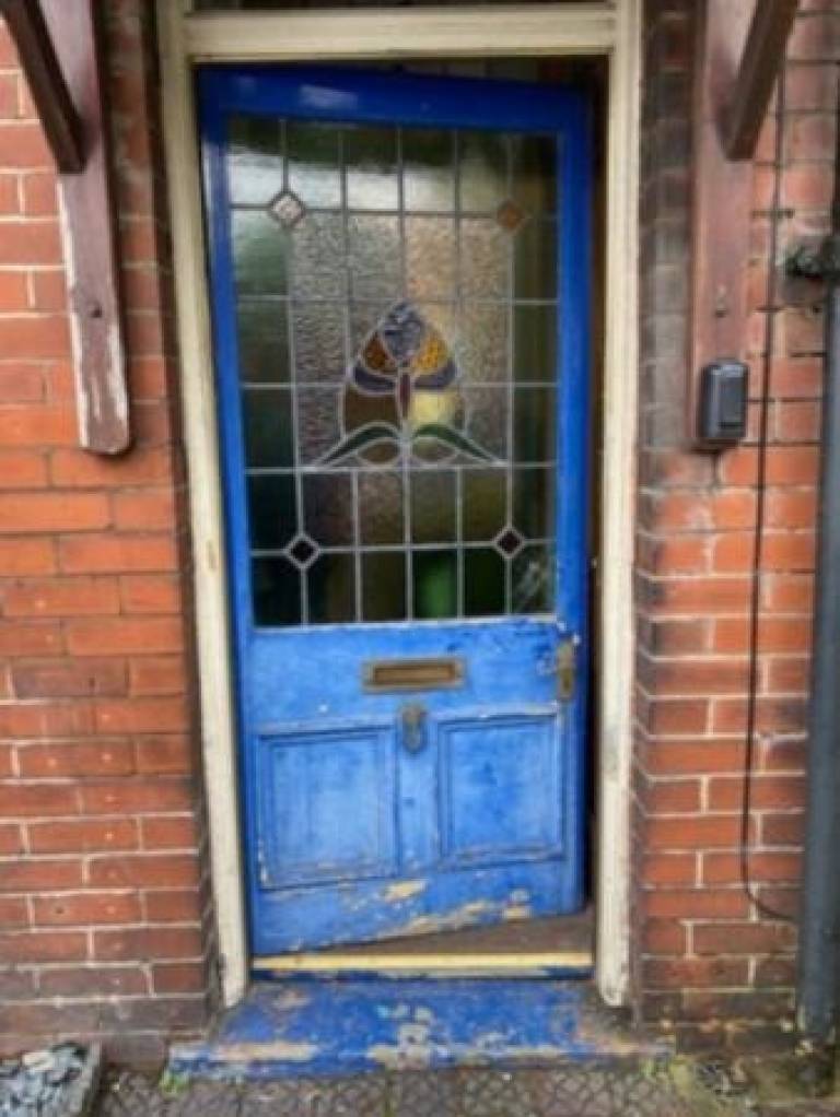 The Prestwich Door (before) - Caroline Channing