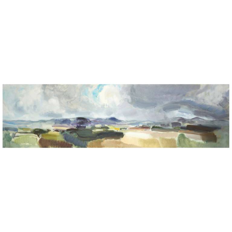 WEALDEN PANORAMA, FIELD LIGHTS, 1974 - JOHN HITCHENS