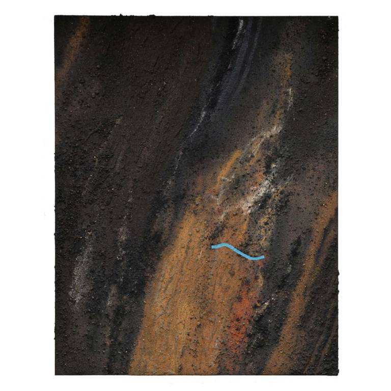 SAND ELEMENTS AND BLUE, 1993 - JOHN HITCHENS