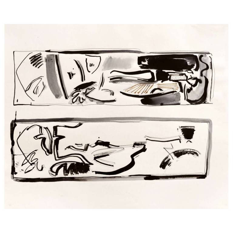 Sketches for 'A LANDSCAPE SYMPHONY' (6261), 1977 - JOHN HITCHENS