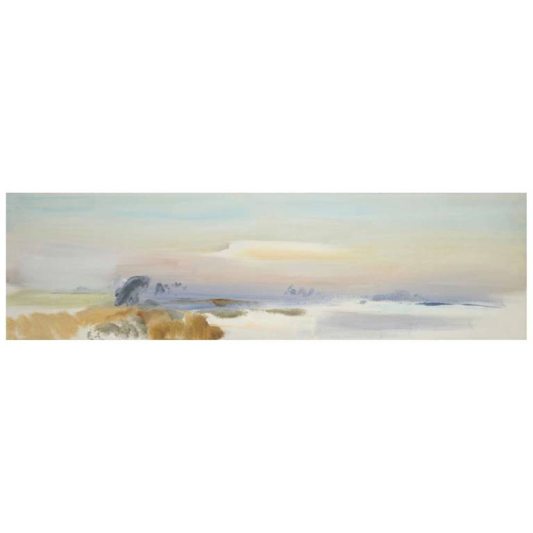 CHURCH NORTON, MARCH SUNSET; 1970 - JOHN HITCHENS