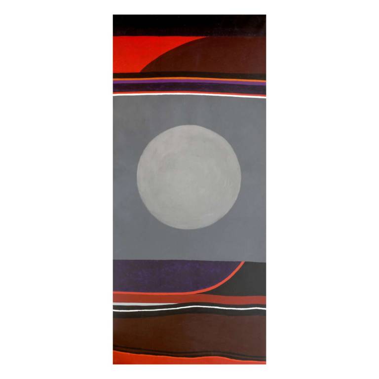 SELSEY SHORE, MOON RISE; 1991 - JOHN HITCHENS