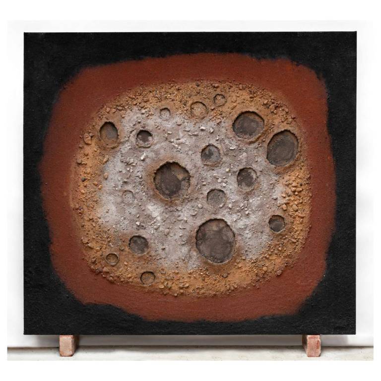 CRATERED SURFACE, 1992 - JOHN HITCHENS