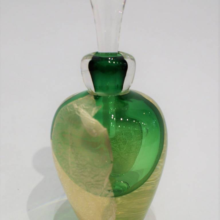 Silver Leaf Scent Bottle