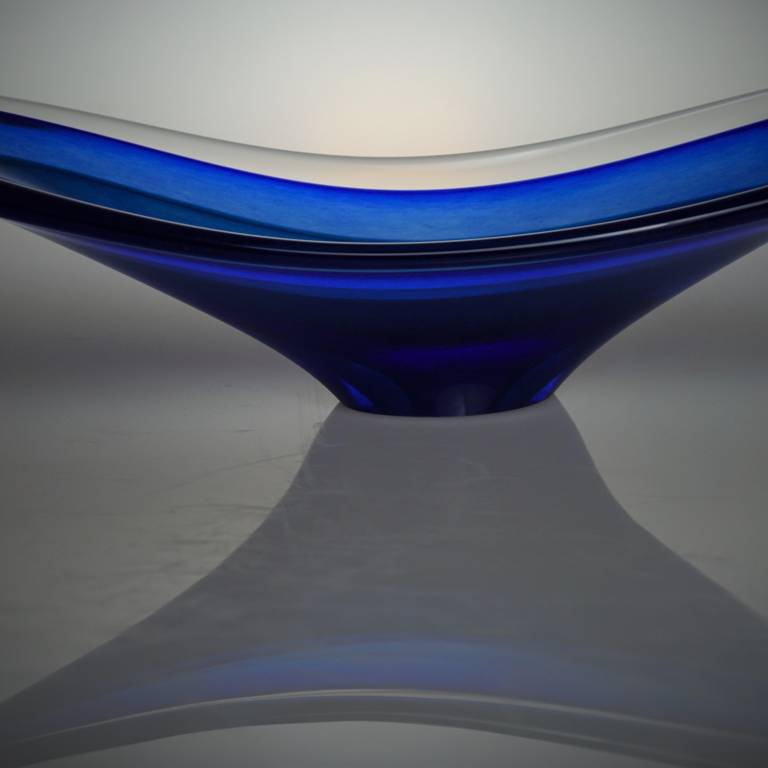 Saturn Bowl Aqua Cerlean Blue