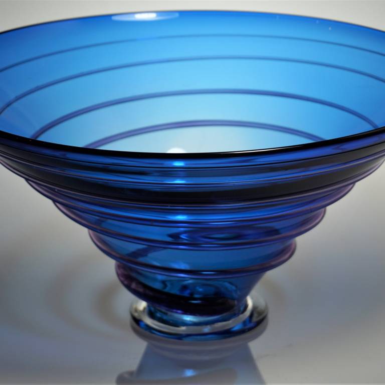 Large Spirale Bowl Blue