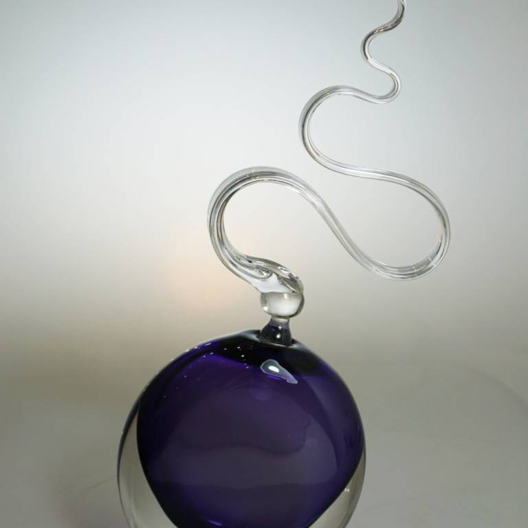Purple Wave Scent Bottle