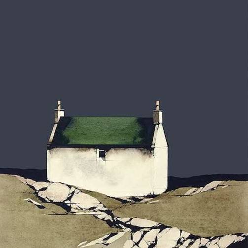 Barra Cottage Dark Sky (Framed Limited Edition Print)