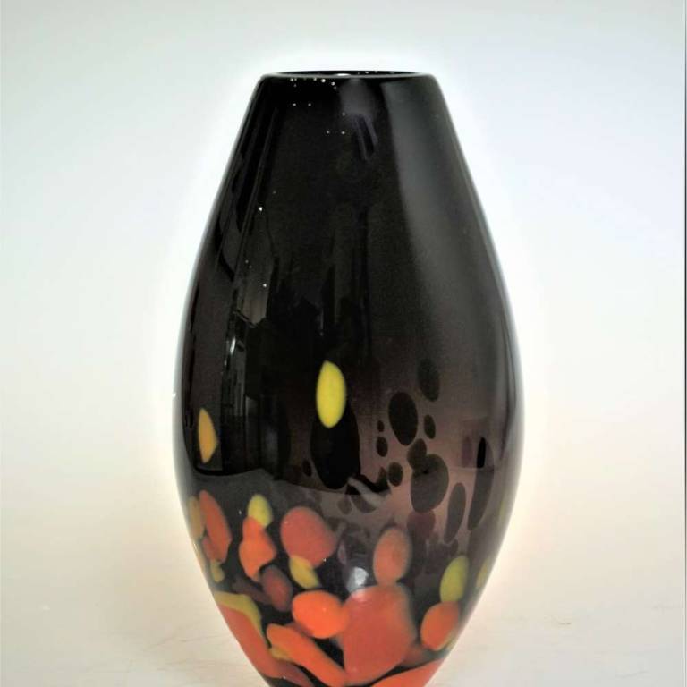 Orange Galaxy Vase