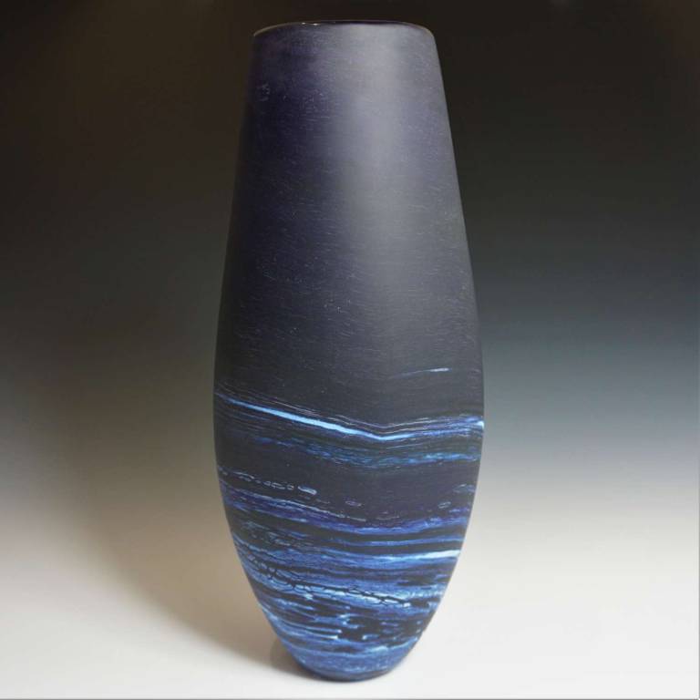 Seaspray Vase Extra Tall Purple
