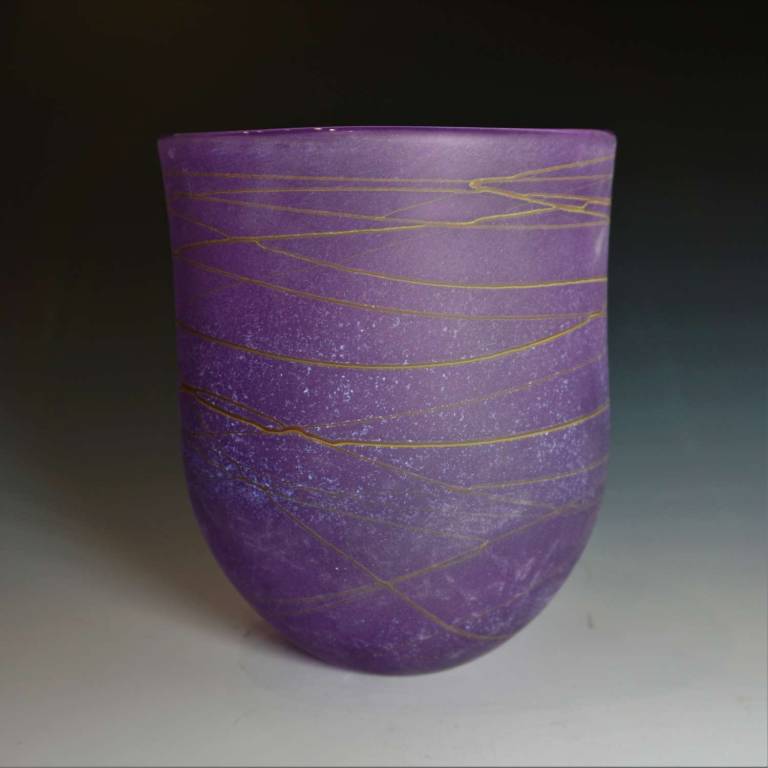 Random Open Vase Medium Purple