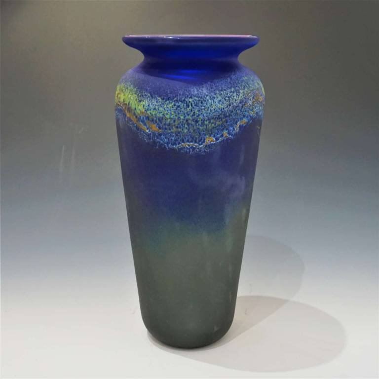 Large Black/Blue Coast Vase
