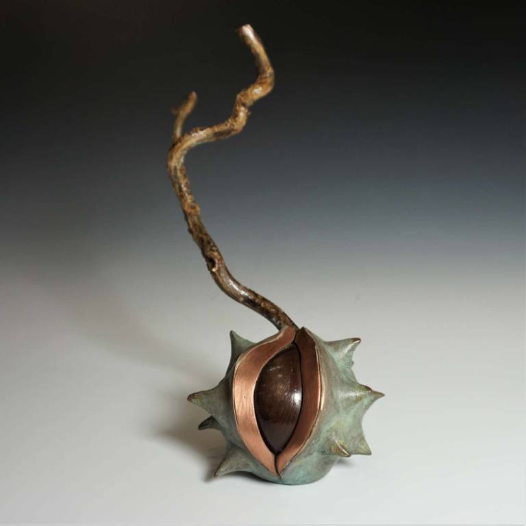 Bronze Finish Spiky Conkers