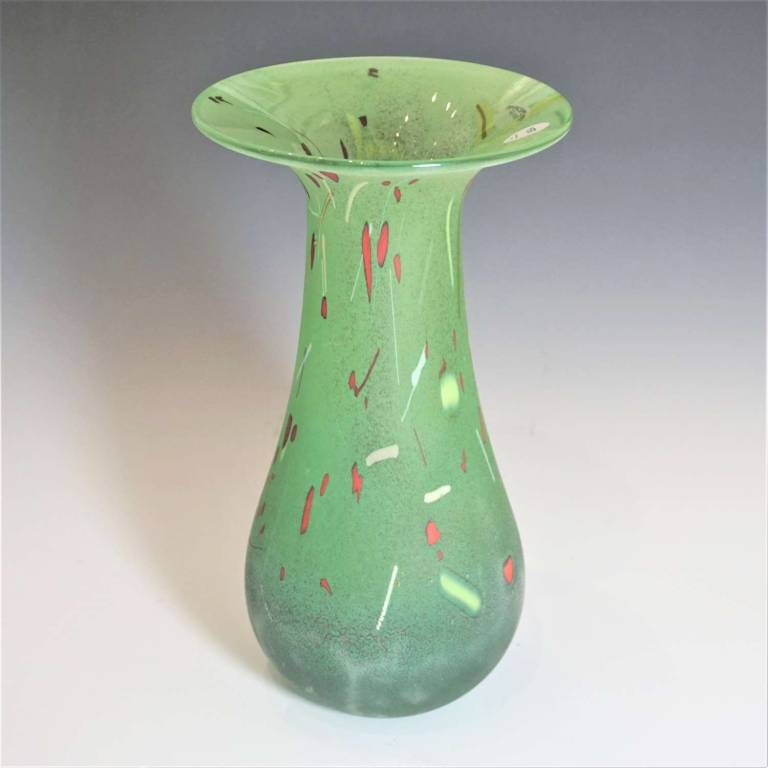 Hedgerow Medium Green Flower Vase