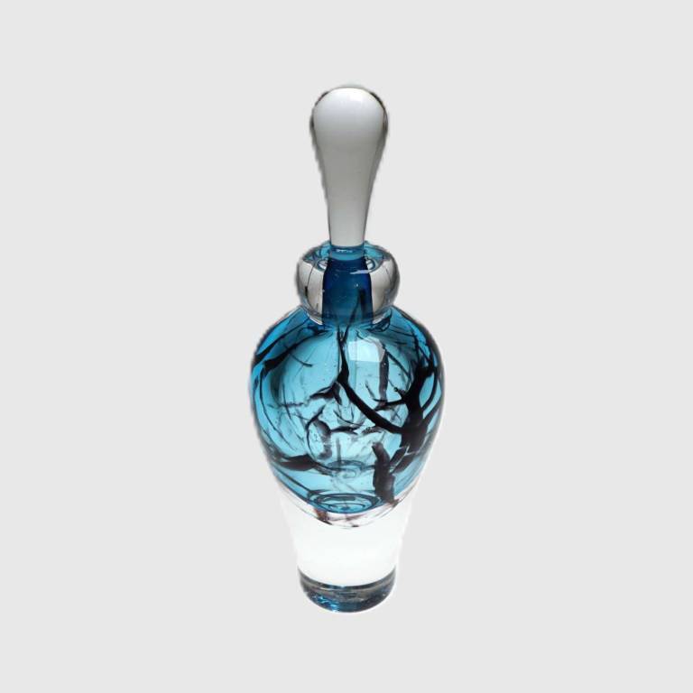 Craquel Perfume Bottle Sky Blue