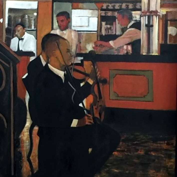 Musicians in the Caffe Laverna
