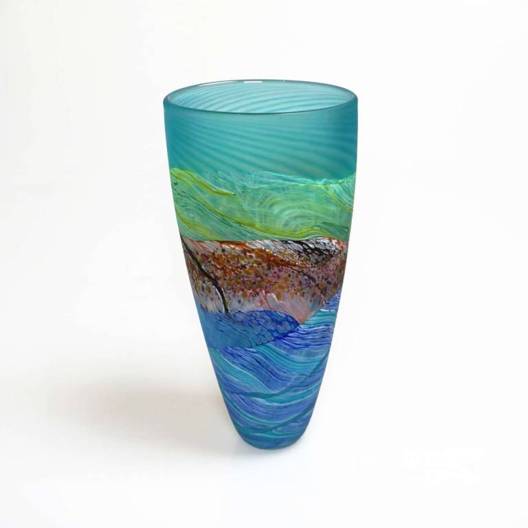 Waves Small Tall Vase