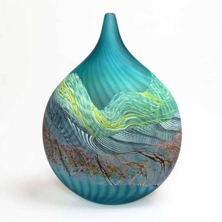 Flint Medium Teardrop Vase