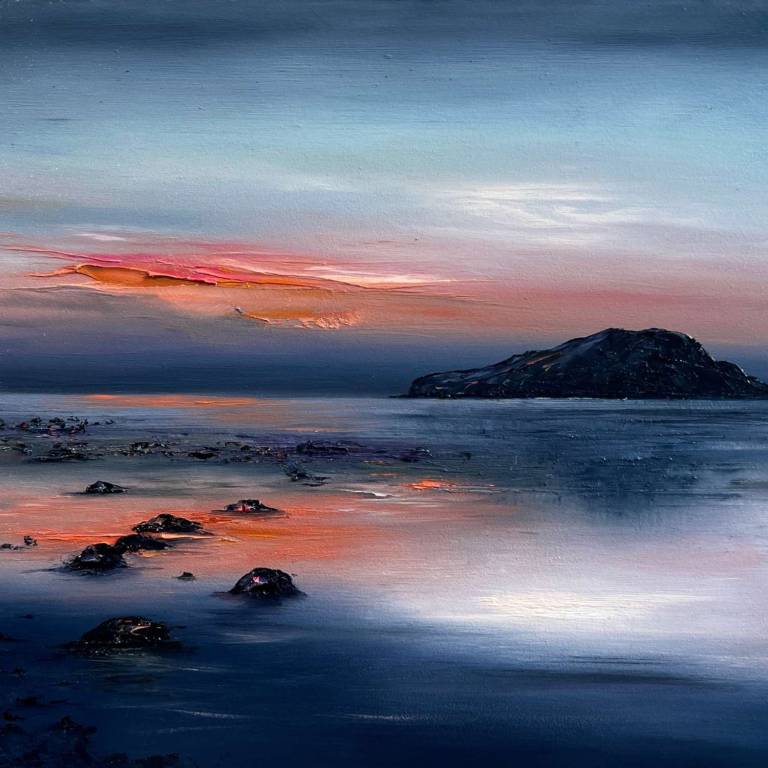 Catching the Sunrise over Holy Isle, Isle of Arran