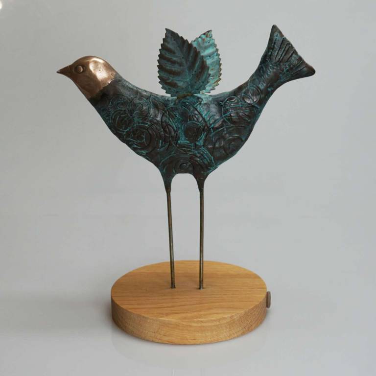 Large Abstract Fugl Birds