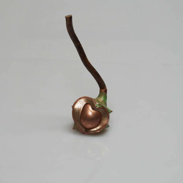 Love Heart Copper Spiky Conker
