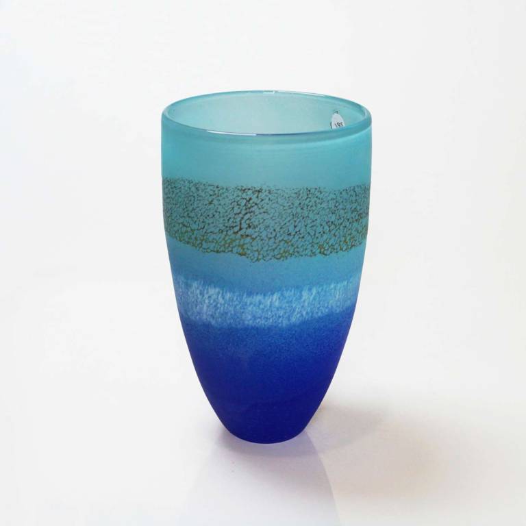 Medium Coast Vase Blue/Aqua