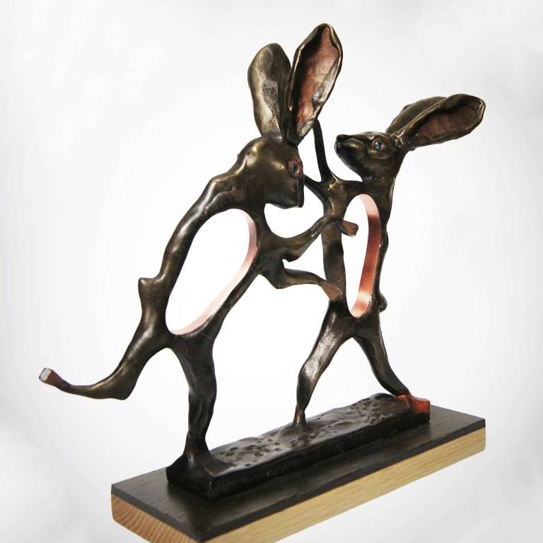 Boxing Hares – On the Back Foot
