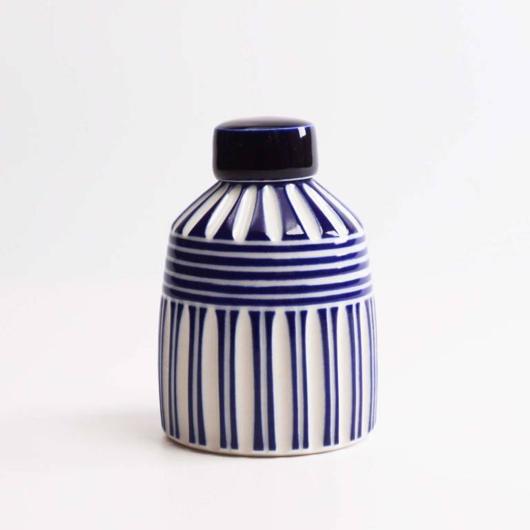 Small Ginger Jar Pattern 1 Fluted Collection