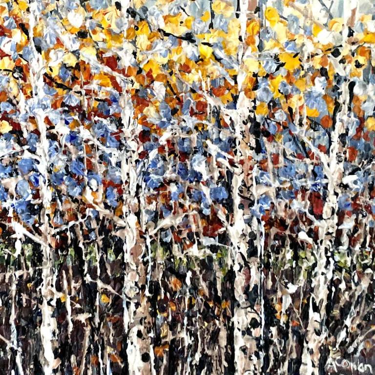 Four Birch Trees
