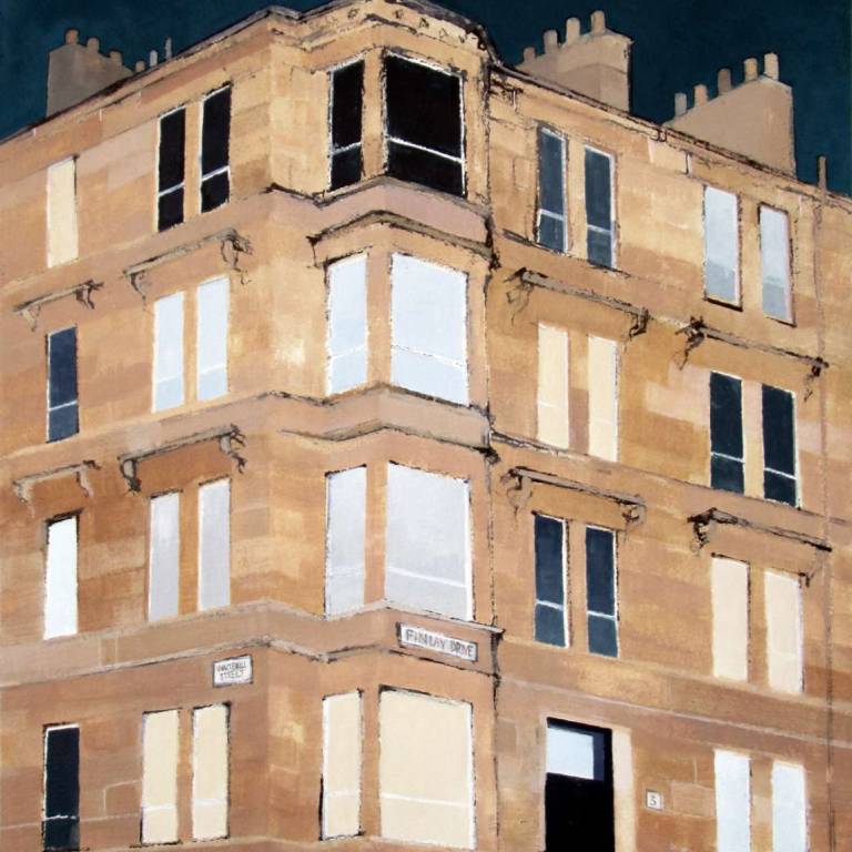 Glasgow Tenement Night